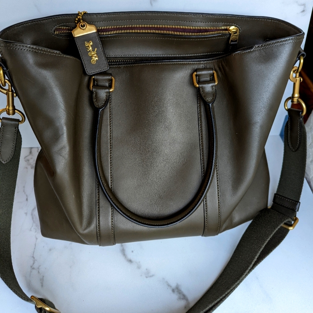 Coach Leather Computer Tote